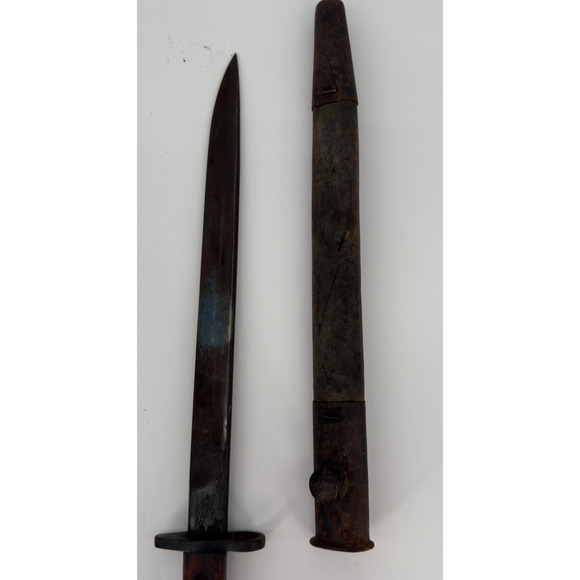 1943 British MK Mark 2 II GRI RFI Bayonet with Sheath - Picture 4 of 13